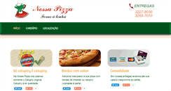Desktop Screenshot of nossapizzacampinas.com